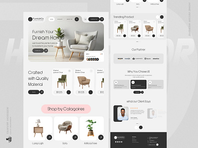 home Decor E-Commerce Website booking cleandesign decor design designinspiration e commerce fasion graphic design home illustration minimaldesign onlineshop shop ui uiuxdesign uxdesign