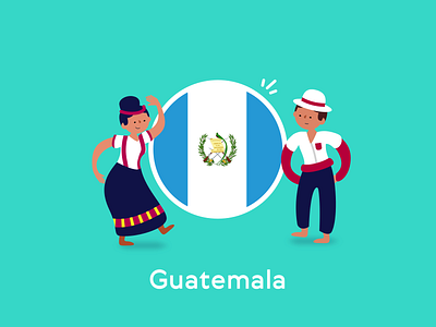 Guatemala People Illustration branding graphic design illustration modern illustration people people design