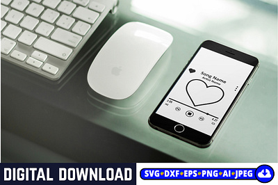spotify music svg creativegraphics design graphic design illustration music player playlist spotify music svg tshirt design