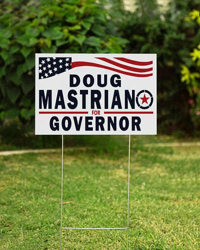 Doug Mastriano For Governor Yard Sign where does doug mastriano live.
