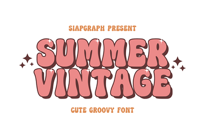 Summer Vintage Font summer fonts