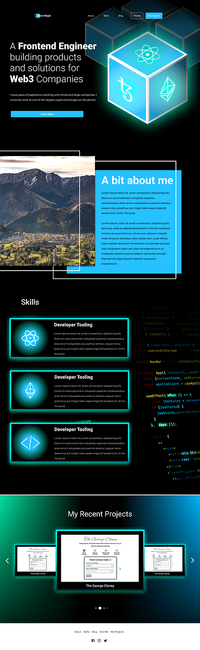 UI Design for Web3 Frontend Software Developer adobe blockchain branding crypto design eth ethereum figma frontend graphic design illustrator ui vector web3