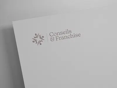 Conseils & Franchise - Logo brand design brand identity branding business coaching conseil consulting design flat flat logo illustration logo vector