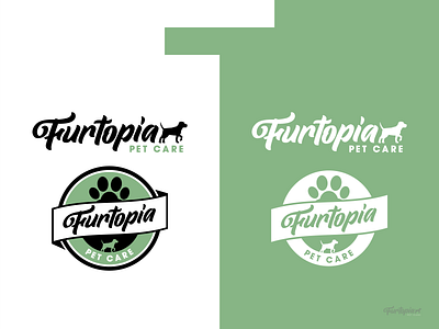 Furtopia branding design graphic design illustration logo vector