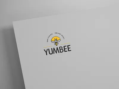 Yumbee - Logo animal bee brand design brand identity branding design flat flat logo honey illustration insect logo nature vector