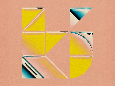 OK_36DOT_K 36daysoftype 36daysoftype k 36dot geometric grid letter k logo minimal