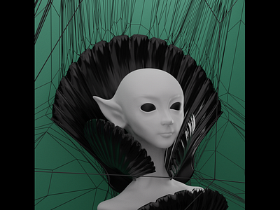 Venus 3d android blender green render