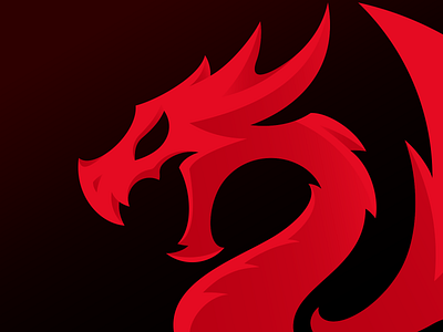 Redragon design dragon logo redragon vector