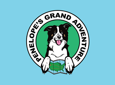 Penelope's Grand Adventure Logo Design adobe illustrator branding design freelance graphic designer graphic design illustration logo print design sticker design typography vector