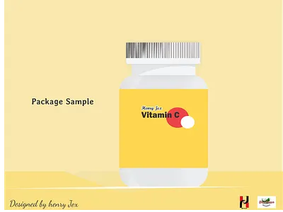 vitamin c illustrator brand container app branding design graphic design illustration vector