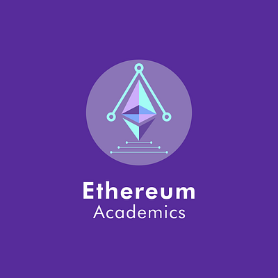 Ethereum Academics Logo. branding design graphic design illustration logo logos typography ui ux vector