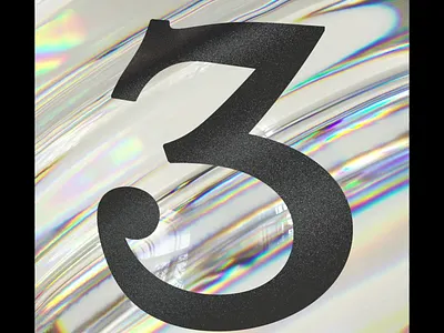 36daysoftype08 - 3 3d 3d graphics 3d loop 3d text 3d type 3d typography cinema4d loop motion graphics text type typography