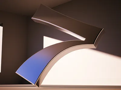 36daysoftype08 - 7 36daysoftype 3d 3d graphic 3d text 3d type 3d typography cinema4d motion graphics text type typography