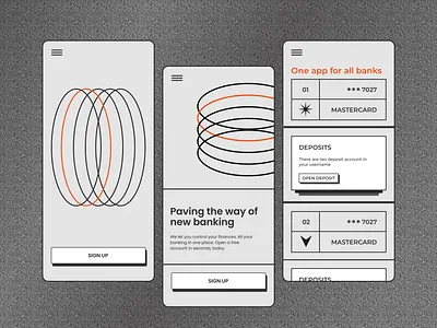 Banking App 3d animation app app design app redesign app ui design bank app dailyui design finance app financial app fintech app graphic design mobile banking money app noise ui uidesign ux wallet app