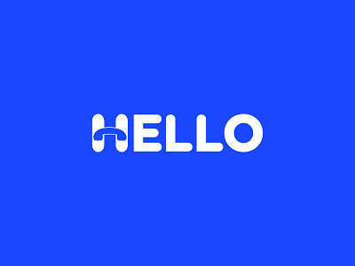 Hello logo branding custom logo flat hello icon logo logo mark logodesign logos mark minimal symbol
