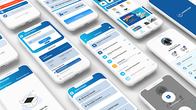 UI/UX Design for ONAPPS Android Mobile Application branding graphic design logo ui