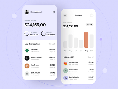 Mobile Banking App app app design app ui app ui design banking banking app design finance app mobile banking uihut visual visual design