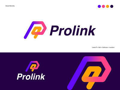 prolink l modern software logo abstract logo app icon brand development brand identity branding crypto managmnt ecommerce gradient logo identity link logo designer logo seaign logos monogram nft logo tech logo trending logo