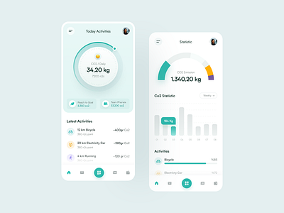 Carbon Emission App 3d android android app app carbon emission interface ios ios app mobile mobile app mobile app design mobile screen mobile ui mobileapp