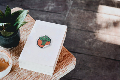 Broccoli Sticker Design book cover design book sticker brand design branding design graphic design illustration logo logo design sticker sticker design