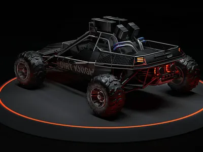 Dirt Knight 3d c4d cinema 4d concept modeling render