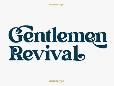 Gentlemen Revival bold branding chic design display font gentleman graphic design illustration serif typeface typography