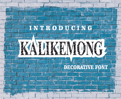 Kalikemong Font branding decorative design displayfont font graphic design illustration logo typography ui