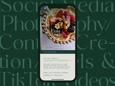 New UI for Eran Works Studio artdirection branding graphic design mobileapp studiologo ui uiuxdesign