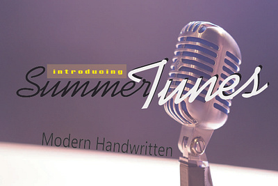 Summer Tunes branding decorative design displayfont font graphic design illustration logo typography ui