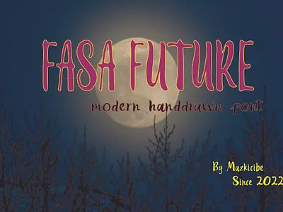 Fasa Future branding decorative design displayfont font graphic design illustration logo typography ui