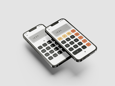 Minimalist Calculator App UI app calculator calculatorapp dailyui dailyui004 design dribbble interactiondesign minimalistdesign minimalui mobileapp uidesign uiux uxdesign