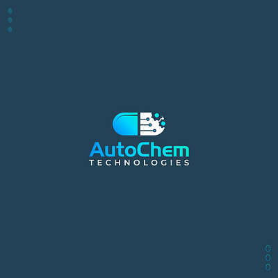 Autochem Technologies: Capsule & Tech Nodes Logo Design brand identity branding design design logo graphic design icon illustration logo logo design logo maker logos logotype minimal minimal logo minimalist minimalist logo modern modern logo tech timeless