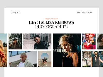 Keerowa - Photography Website Template animation clean minimal photo photography photography portfolio portfolio portfolio template template webdesign webflow template website teamplate