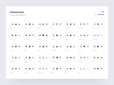 Unicon 1.0 - Icon Set branding clean communication design designer device finance financial fintech icon icon set iconset interface product design social media ui ui8 uidesign ux uxdesign