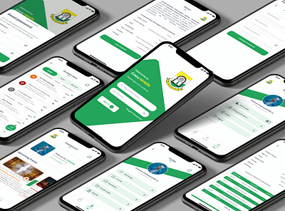 CHUKWUEMEKA ODUMEGWU OJUKWU UNIVERSITY PORTAL MOBILE APP DESIGN design figma typography ui ux