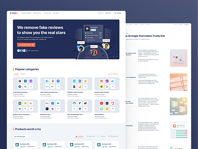 Landing Page for Product Comparison Website landing page product comparison web design