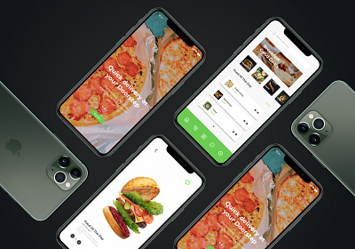 Food Delivery App app delivery figma food graphic design mobile app photo ui ux