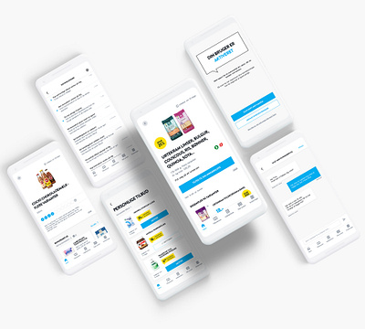 Bilka Plus - Customer Loyalty Program App app cards commerce ecommerce food grocery minimalistic mobile navigation nordic product products shop shopping simple store ui user ux white