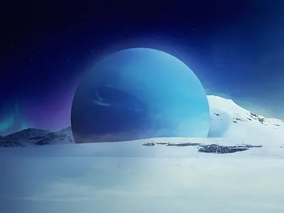 Neptune 3d 3dsmax abstract art concept neptune planet render sci fi science solar system space surrealism