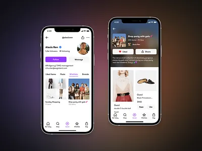 Sept — Smart Shopping App clean collection design ecommerce fashion figma ios ios app mobile app product product design simple ui user experience user interface user profile ux wishlist