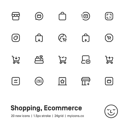 Myicons✨ — Shopping, Ecommerce vector line icons pack design system figma figma icons flat icons icon design icon pack icons icons design icons pack interface icons line icons sketch icons ui ui design ui designer ui icons ui kit ui pack web design web designer