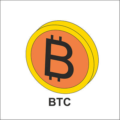 BitCoin 3ddesign coin coreldraw crypto logodesign