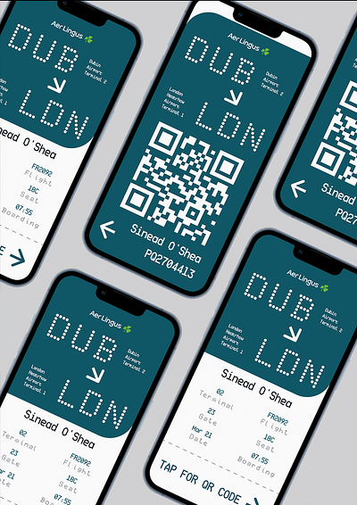 Boarding Pass | UI daily ui figma ui