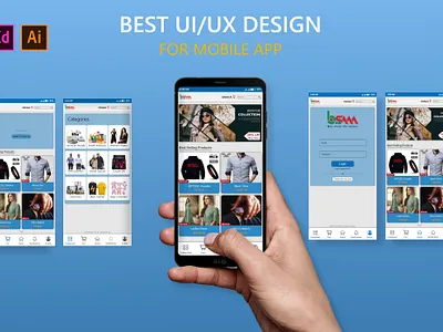SHOPPING APP UI DESIGN adobe xd mobile app design ui ui design uiux design user interface design
