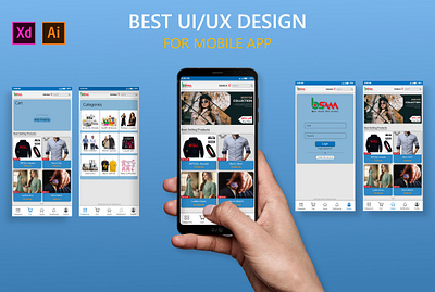 SHOPPING APP UI DESIGN adobe xd mobile app design ui ui design uiux design user interface design