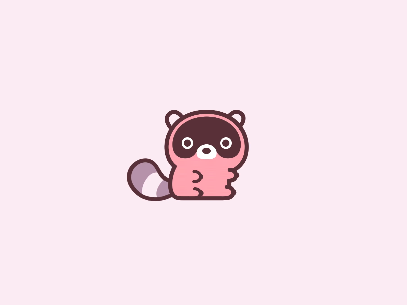 Chasing tail 2danimation adobe illustrator aftereffects aftereffects animation animation character animation chasing tail illustration illustrator raccoon vector vector animation