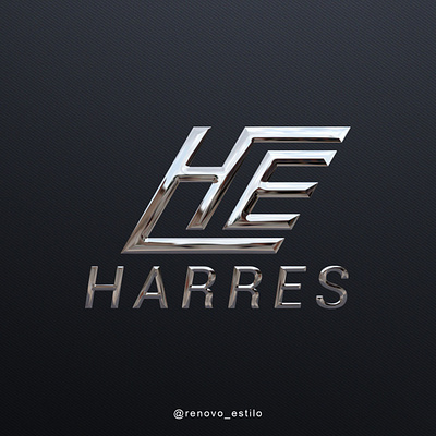 Logo HE 3d branding business company design fashion graphic design icon illustration lenovo estilo logo logotype logotypebusiness new logo realestate renovo estilo style typography vector