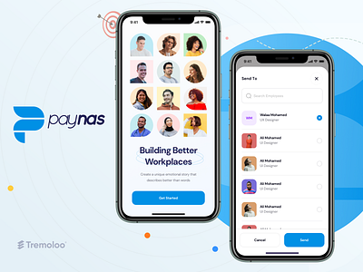 Paynas digital platform app design ui ux