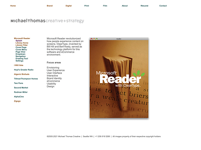 Reader Splash branding cx design digital logo strategy ux