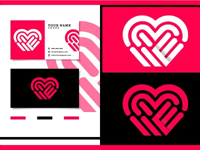 Heart Logo Branding branding graphic design heart logo heart logo branding logo logo brandign logo design love logo